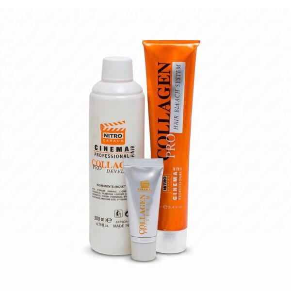 نظام سحب لون الشعر الاحترافي بالكولاجين من نيترو كندا (تفتيح 0.00)