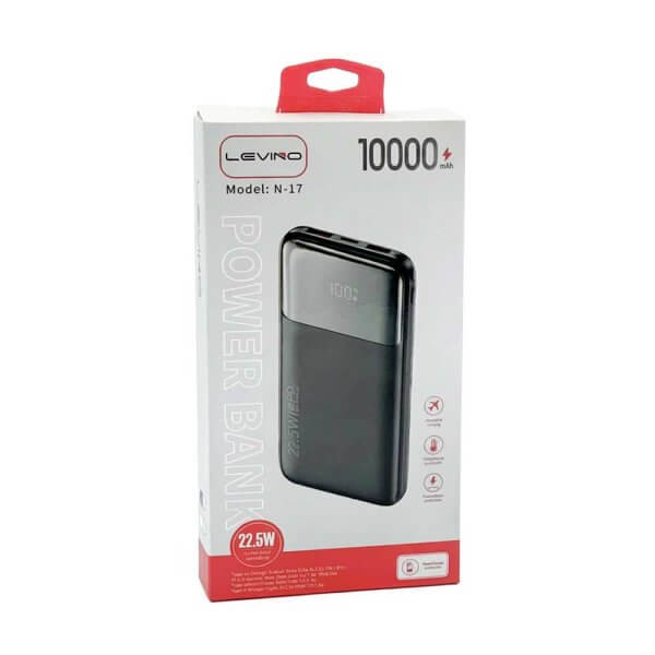 باور بنك من شركة LEVINO سعة 10.000 ملي امبير